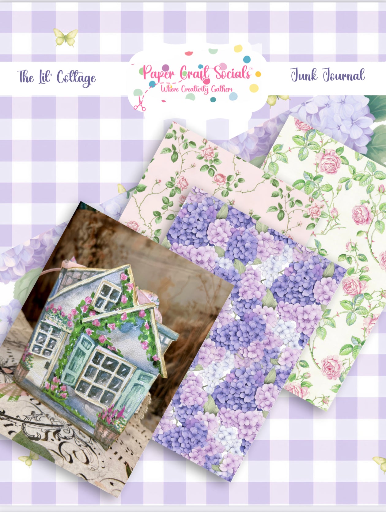 “Lil Cottage” Card Stock Journal