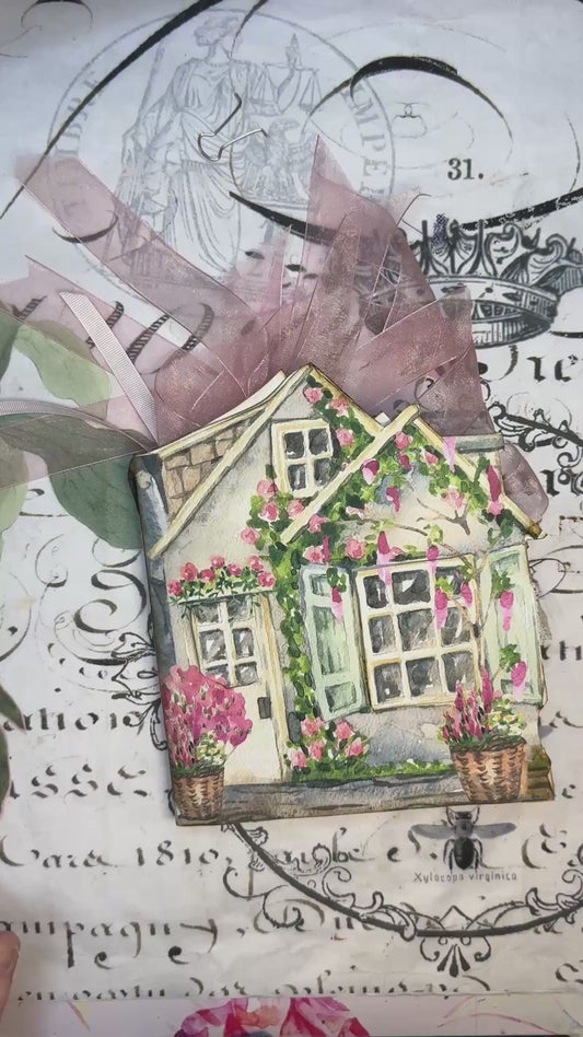 “Lil Cottage” Card Stock Journal